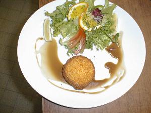 Croquettes de fromages, crevettes ...